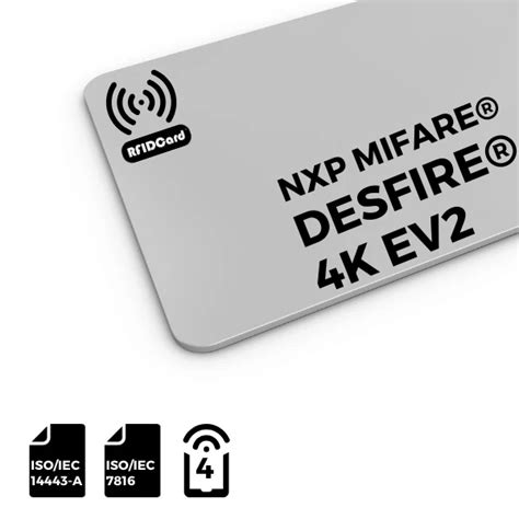 nfc 8kb tag|RFID Card CR80 MIFARE®DESFire®8K EV2.